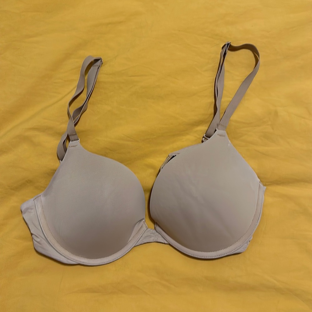 PINK Victoria Secret padded 36C bra, beige